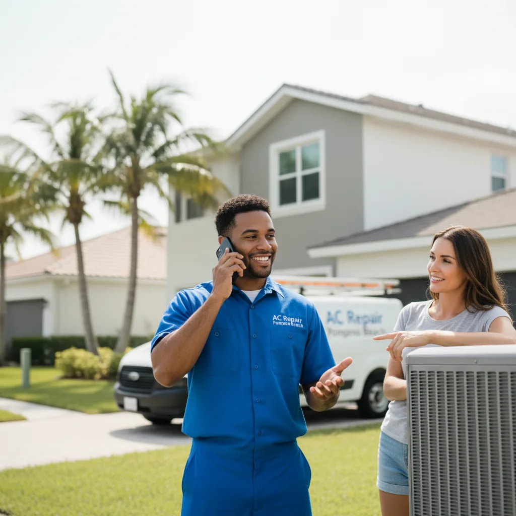 AC Repair Pompano Beach customer support in Walcott